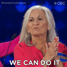 We Can Do It Martine GIF - We Can Do It Martine Family Feud Canada GIFs