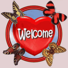 Heart Welcome GIF - Heart Welcome Red GIFs