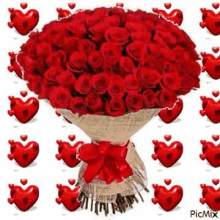 Red Roses Flowers GIF - Red Roses Flowers Valentine GIFs