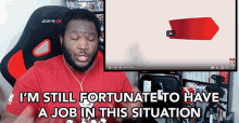 Im Still Fortunate To Have A Job In This Situation Pksparkxx GIF - Im Still Fortunate To Have A Job In This Situation Pksparkxx Lucky GIFs