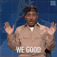 We Good Chris Redd GIF - We Good Chris Redd Saturday Night Live GIFs