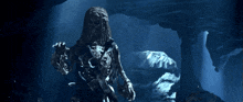 a picture of a skeleton in a cave with the words " the to interception "
