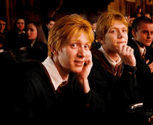 Hmmm GIF - Harry Potter Weasley Twins Really GIFs