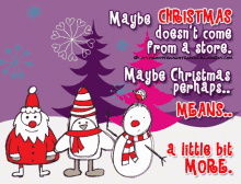 Christmas Spirit Christmas Doesnt Come From A Store GIF