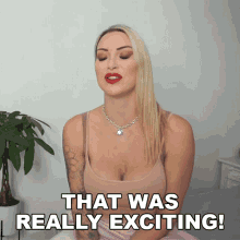That Was Really Exciting Tracy Kiss GIF - That Was Really Exciting Tracy Kiss It Was A Blast GIFs