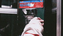 a person using a long distance special telephone