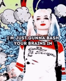 Harley Quinn Bash GIF - Harley Quinn Bash GIFs
