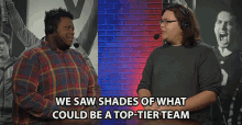 We Saw Shades Of What Could Be A Top Tier Team Caleb Sullivan GIF - We Saw Shades Of What Could Be A Top Tier Team Caleb Sullivan John Finch GIFs