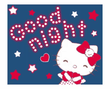 Hellokitty Good Night GIF - Hellokitty Good Night Smile GIFs