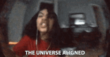 The Universe Aligned Alessia Cara GIF - The Universe Aligned Alessia Cara Four Pink Walls GIFs