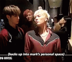Mark and Jackson  Markson, Got7 markson, K-pop memes