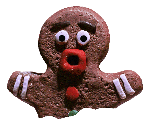Gingerbread Gingerbread Man Sticker - Gingerbread Gingerbread Man Horror Stickers