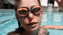 I Feel Like Im Drowning Swimming Nose Plug GIF - I Feel Like Im Drowning Swimming Nose Plug Goggles GIFs