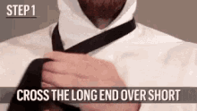 Bow Tie Step1 GIF - Bow Tie Step1 How To Tie A Bow GIFs