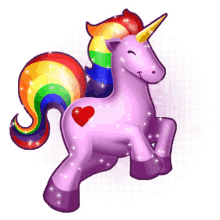 Unicorn Sparkles GIF - Unicorn Sparkles Rainbow GIFs