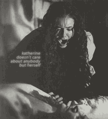 Katherine Pierce She Doesnt Seem To Care About Anybody But Herself GIF - Katherine Pierce She Doesnt Seem To Care About Anybody But Herself The Vampire Diaries GIFs