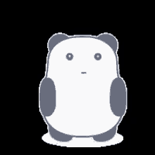 什么 GIF - Panda What Confused GIFs