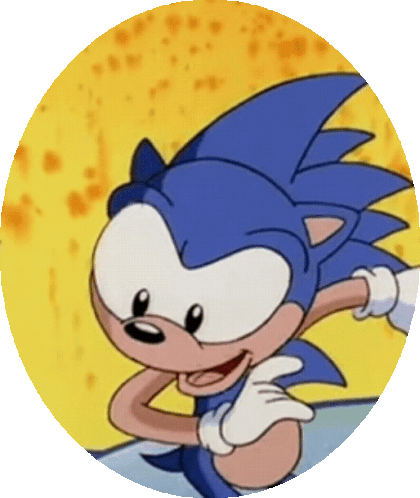 Sonic The Hedgehog Adventures Of Sonic The Hedgehog Sticker - Sonic The Hedgehog Sonic Adventures Of Sonic The Hedgehog Stickers