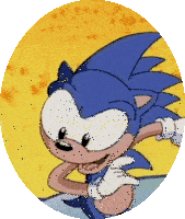 Sonic The Hedgehog Adventures Of Sonic The Hedgehog Sticker