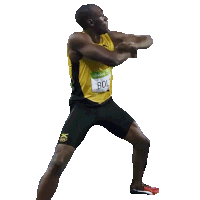 Usain Bolt Olympics Sticker