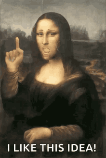 Mona Lisa Edit GIF - Mona Lisa Edit Hilarious GIFs