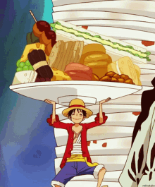 Dinner Time Food GIF - Dinner Time Food Monkey D Luffy GIFs