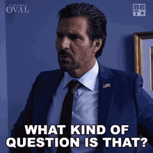 What Kind Of Question Is That Hunter Franklin GIF - What Kind Of Question Is That Hunter Franklin The Oval GIFs