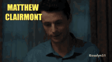 Matthew Clairmont A Discovery Of Witches GIF - Matthew Clairmont A Discovery Of Witches Matthew Goode GIFs