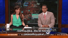 Newscast Earthquake  GIF