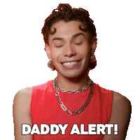 Daddy Alert Jorgeous Sticker - Daddy Alert Jorgeous Rupaul’s Drag Race All Stars Stickers