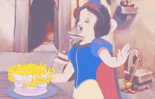 Birthday Snow White GIF