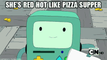 supper pizza supper adventure time red hot beemo