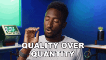 Quality Over Quantity Marques Brownlee GIF - Quality Over Quantity Marques Brownlee Prioritize Quality GIFs