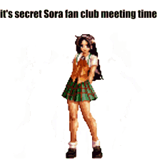 Secret Sora Fan Club Athena Asamiya GIF - Secret Sora Fan Club Athena Asamiya Kof GIFs