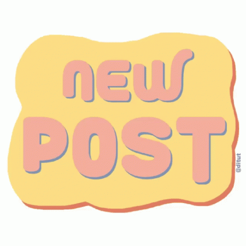 New New Post Sticker - New New Post Ditut - Discover & Share GIFs