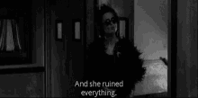 Helena Bonham Carter She Ruined Everything GIF - Helena Bonham Carter She Ruined Everything Smoking GIFs
