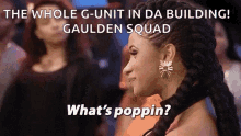 whats up g unit in da building gaulden squad whats poppin