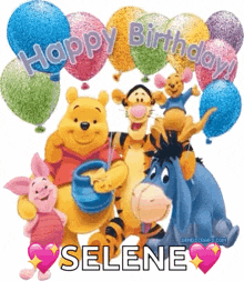 Pooh Happy Birthday GIF