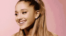 Ariana Grande Blushing GIF