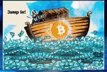 Jump In Bitcoin GIF