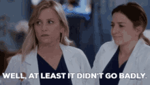 Greys Anatomy Arizona Robbins GIF - Greys Anatomy Arizona Robbins Well At Least It Didnt Go Badly GIFs