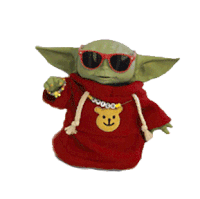 Baby Yoda Mandalorian Sticker - Baby Yoda Mandalorian Star Wars Stickers