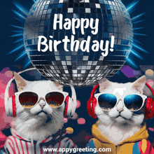 Birthday Funny Happy Birthday Cats GIF - Birthday Funny Happy Birthday Cats GIFs