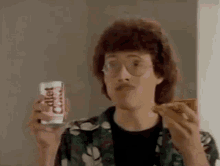 Weird Al Yankovic Eating GIF - Weird Al Yankovic Eating Diet Coke GIFs