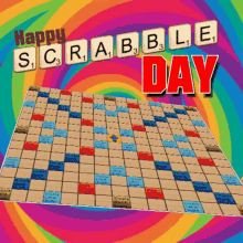 Scrabble Happy Scrabble Day GIF
