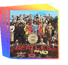 The Beatles Sgt Pepper Sticker - The Beatles Sgt Pepper Sergeant Pepper Stickers