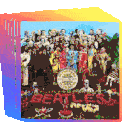 The Beatles Sgt Pepper Sticker - The Beatles Sgt Pepper Sergeant Pepper Stickers