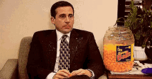 Steve Carrell The Office GIF - Steve Carrell The Office Chewing GIFs