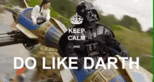 Darth Vader Keep Calm GIF - Darth Vader Keep Calm Starwars GIFs