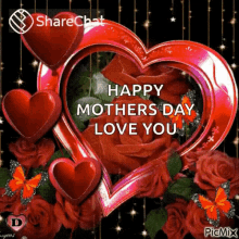 Happy Mothers Day Hearts GIF - Happy Mothers Day Hearts Sparkles GIFs